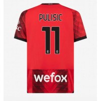 AC Milan Christian Pulisic #11 Hjemmedrakt 2023-24 Kortermet